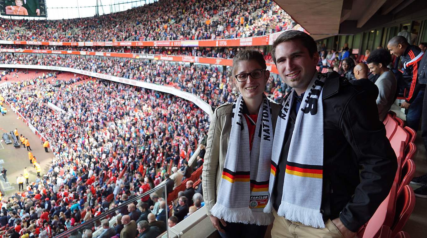 Erlebnis: Merle und Niklas im Emirates Stadium © Fan Club