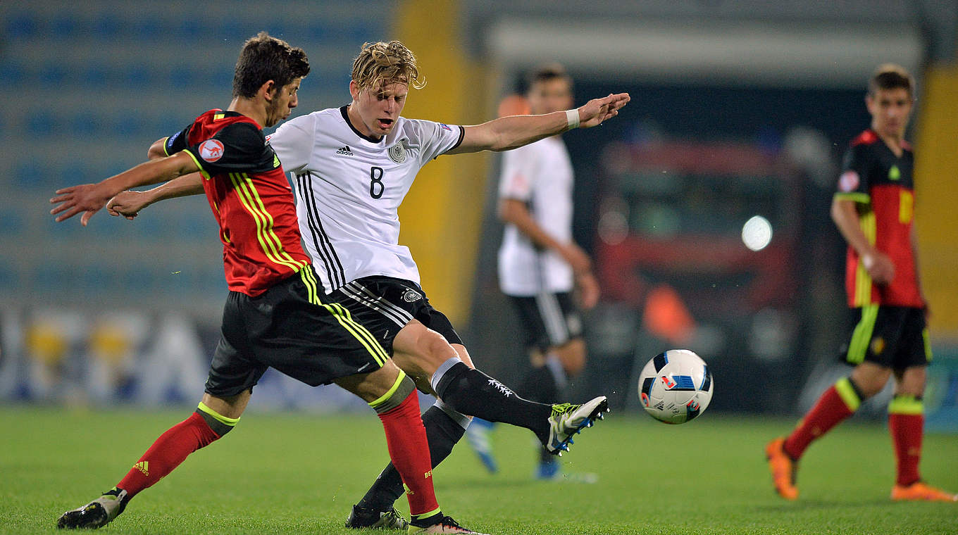 Flick nach dem 1:0 im EM-Viertelfinale gegen Belgien: "Der Weg ist noch nicht zu Ende" © Â©SPORTSFILE