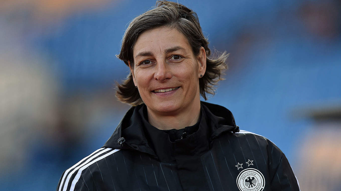 DFB-Trainerin Anouschka Bernhard: "Wir haben ein interessantes Endspiel gesehen" © SPORTSFILE