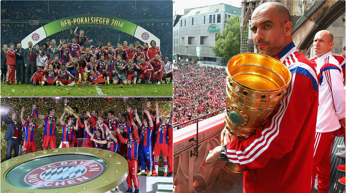Guardiola über den Pokaltriumph 2014: "Es war unglaublich, ein großartiges Erlebnis" © imago/DFB