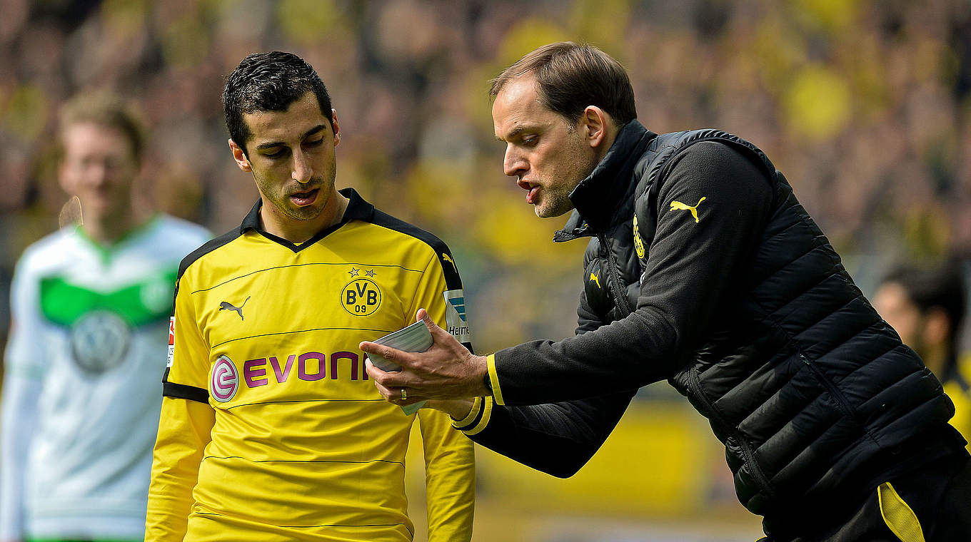 Thomas Tuchel's appointment as Dortmund coach has helped Mkhitaryan develop © This content is subject to copyright.