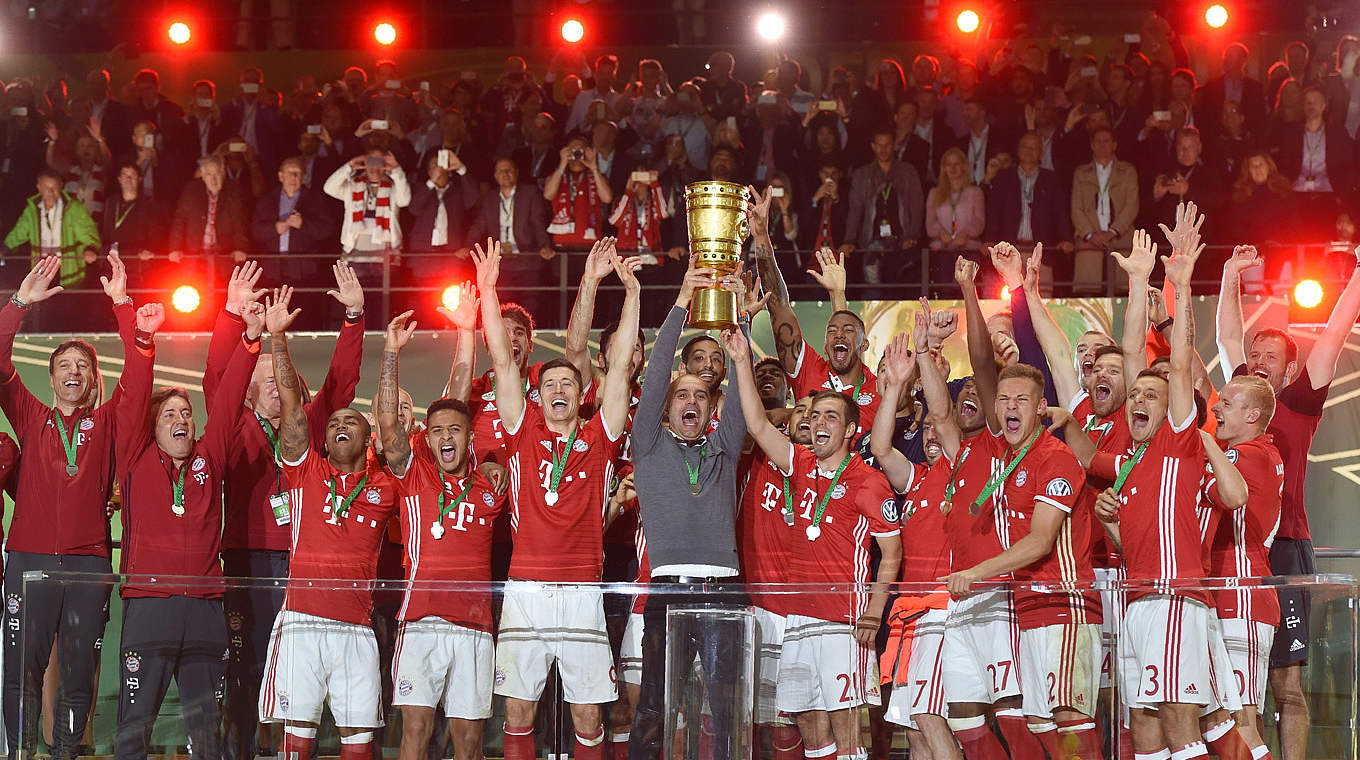 FC Bayern are the winners of the 2016 DFB Cup © Getty Images 2016