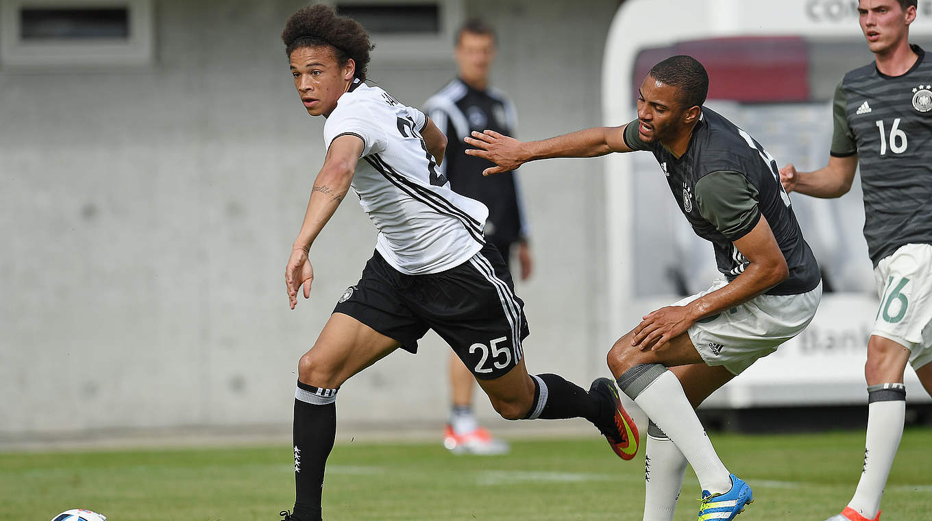 Schalker Shootingstar als EM-Hoffnung: Leroy Sané (l.) © GES/Markus Gilliar