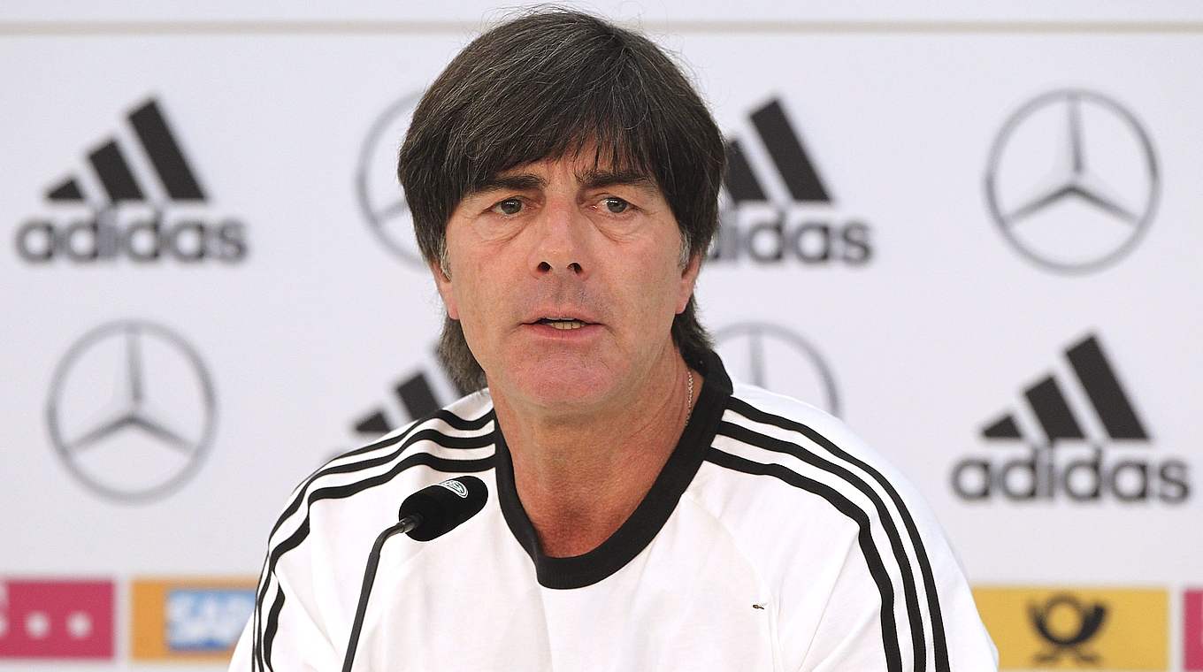 Löw: "The atmosphere is good and everyone is focused" © 2016 Getty Images