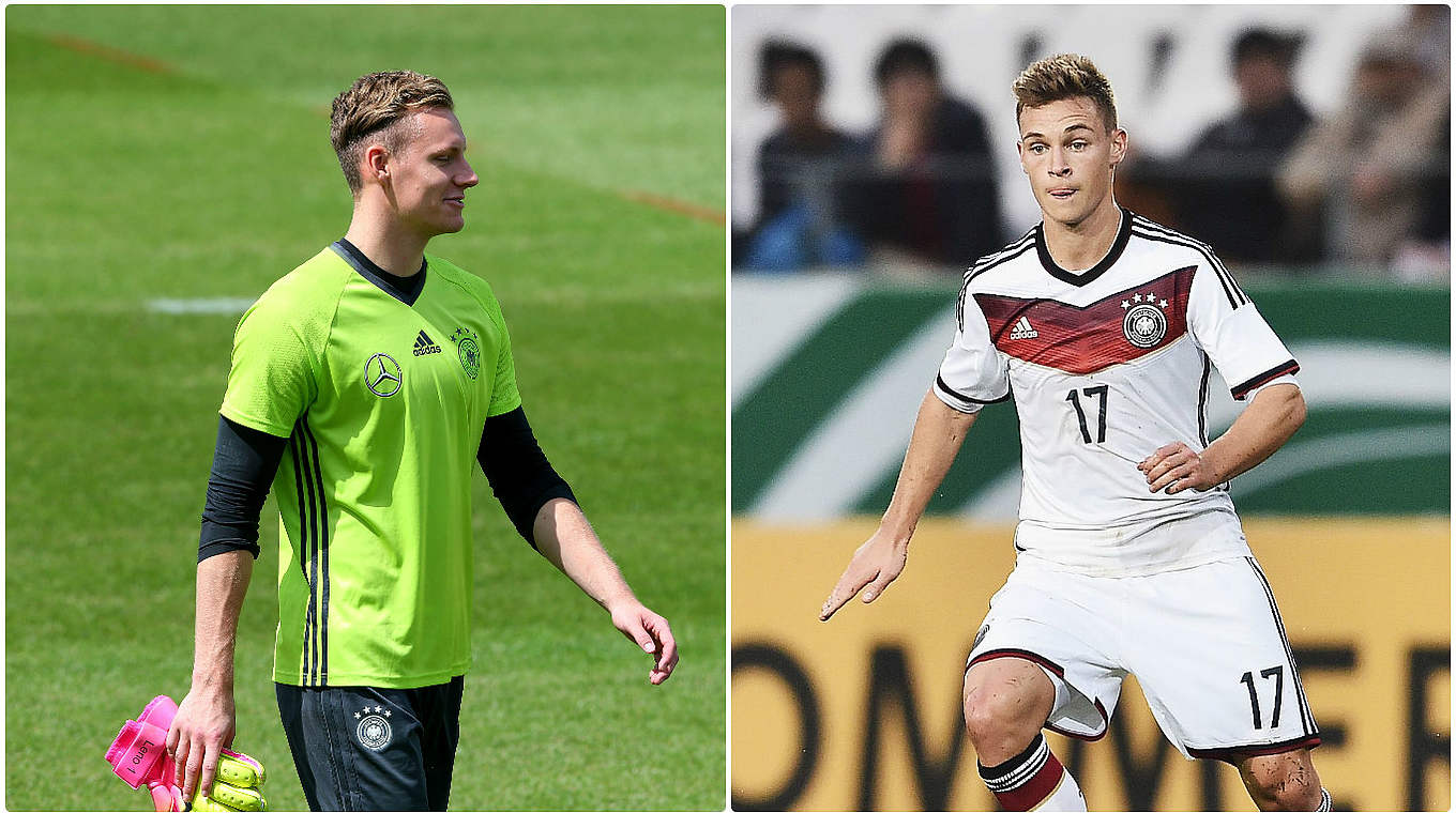 Erstmalig für den Weltmeister im Einsatz: Bernd Leno (l.) und Joshua Kimmich © Getty Images/DFB