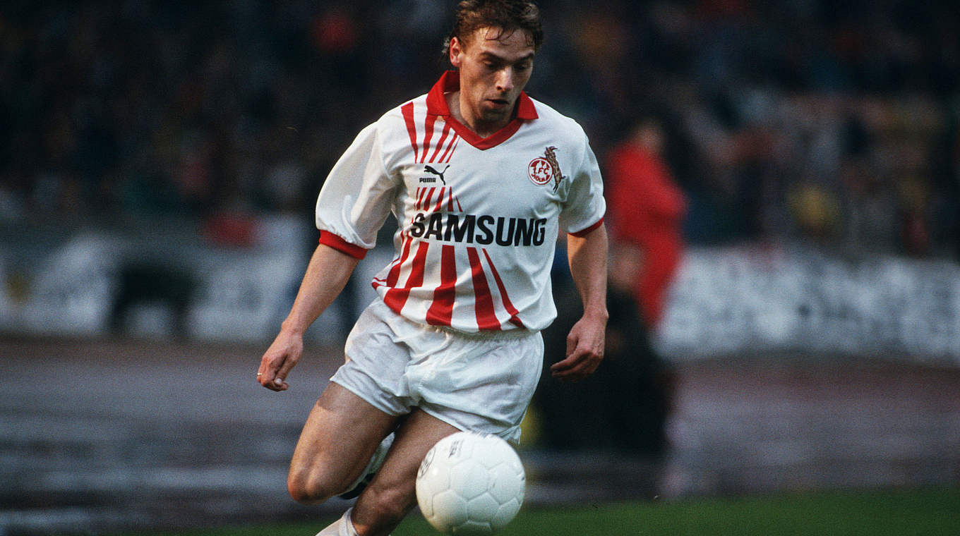Seine Profikarriere beginnt Thomas Häßler beim 1. FC Köln. Für die Rheinländer läuft er zwischen 1984 und 1990 149 Mal auf und reift zum Nationalspieler.  © Bongarts