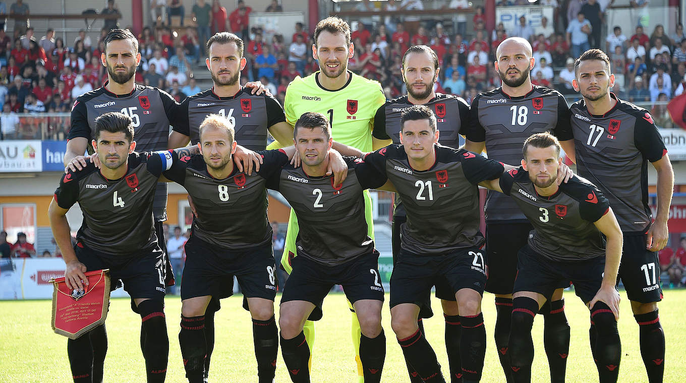 Härtetest bestanden: Albanien gewinnt EM-Test gegen Katar © JOE KLAMAR/AFP/Getty Images