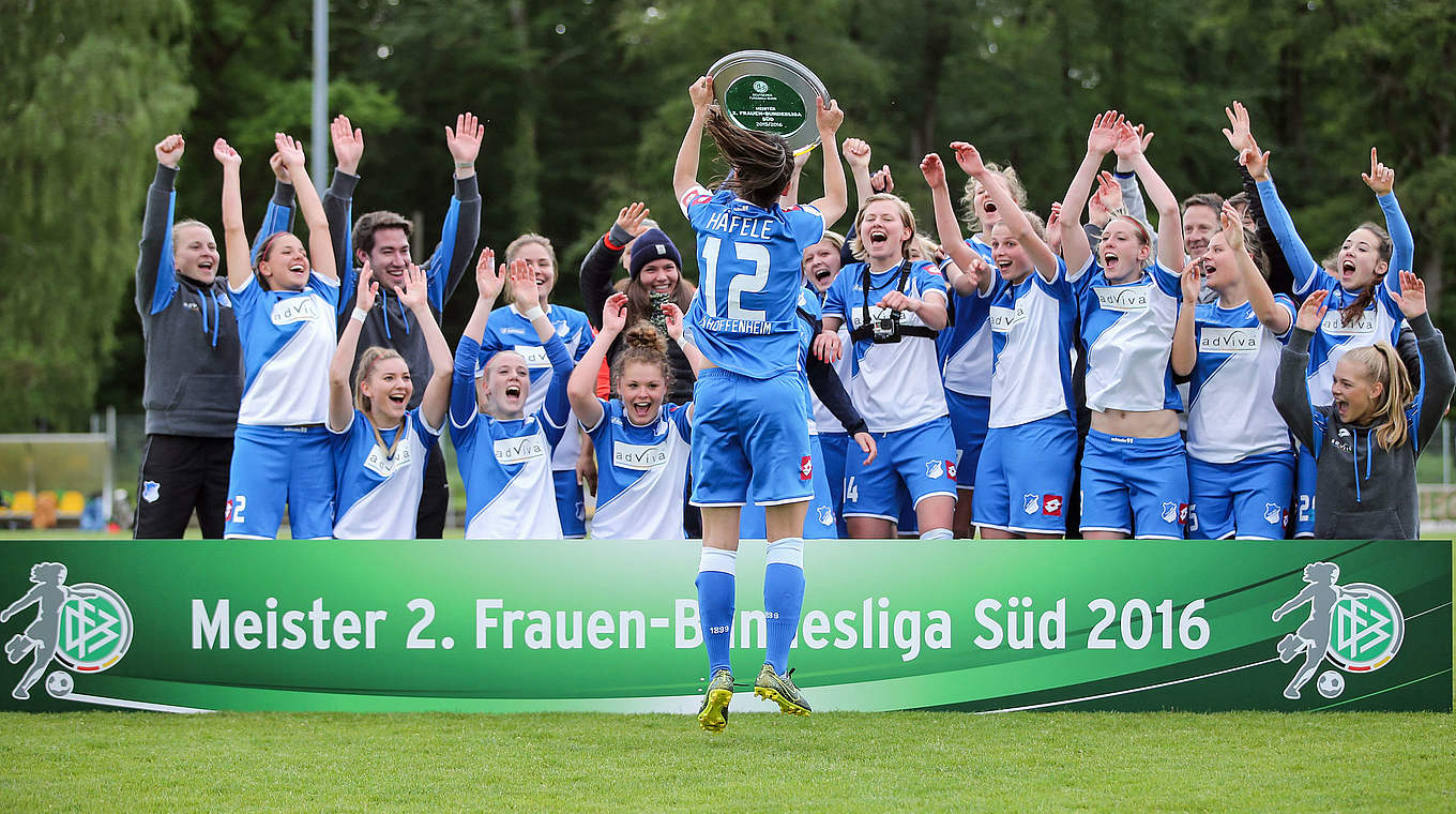 Jubel über den Meistertitel im Süden: die zweite Mannschaft der TSG Hoffenheim © Getty Images