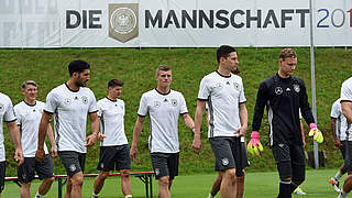 Den Weltmeistern bei der Arbeit zusehen - bei einem öffentlichen Training in Evian © PATRIK STOLLARZ/AFP/Getty Images