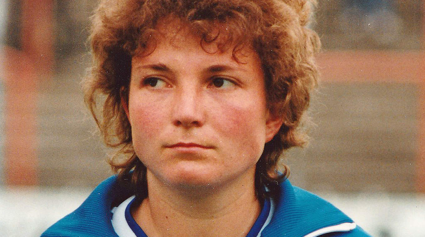 Fußball-Nationalspielerin und dazu Tennis-Doppelmeisterin in der DDR: Heidi Vater © Rainer Hennies