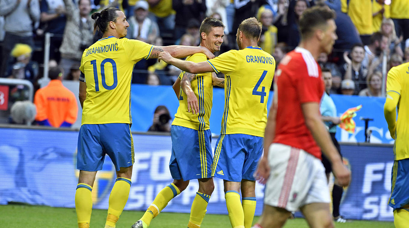 Starke Generalprobe: Schweden bezwingt EM-Konkurrent Wales in Stockholm 3:0 © 2016 Getty Images
