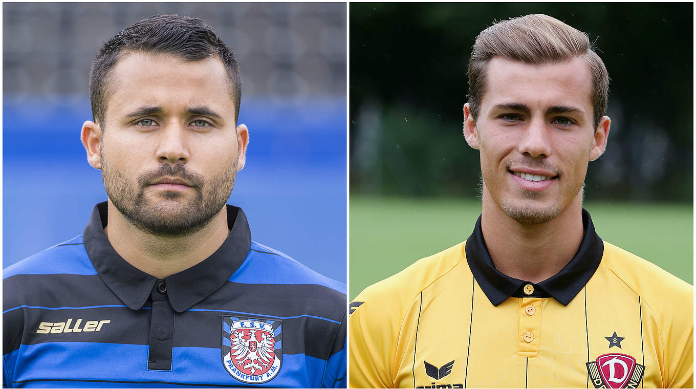 Die Zugänge acht und neun bei Preußen Münster: Denis Mangafic (l.) und Sinan Tekerci © Getty Images/DFB