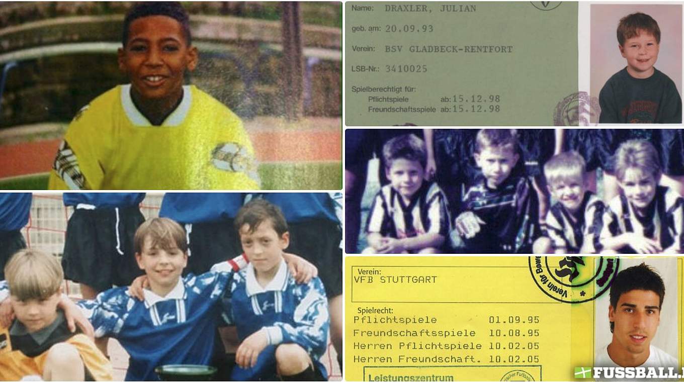 When we were young: Auch die Nationalspieler haben mal klein angefangen © Privat