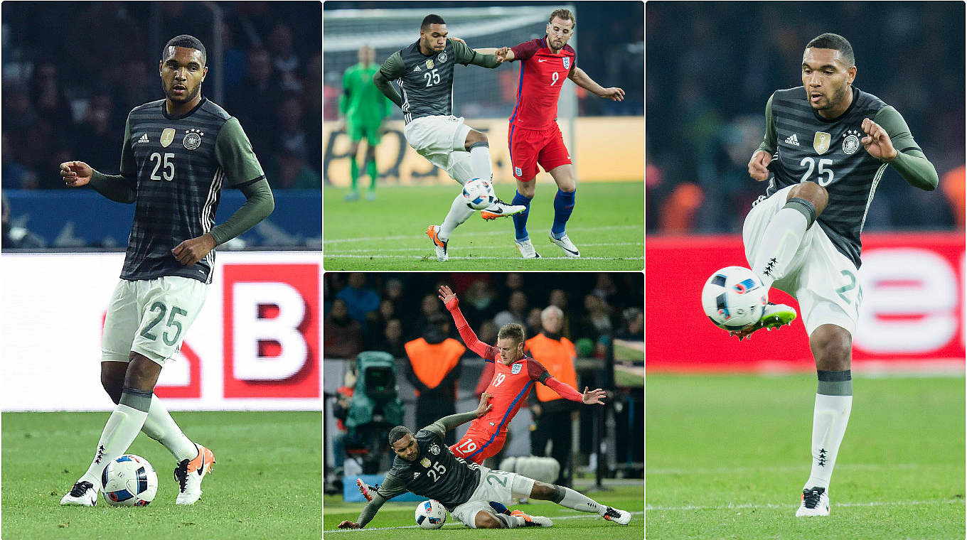 26th March 2016: Jonathan Tah makes his international debut against England in Berlin © imago/DFB