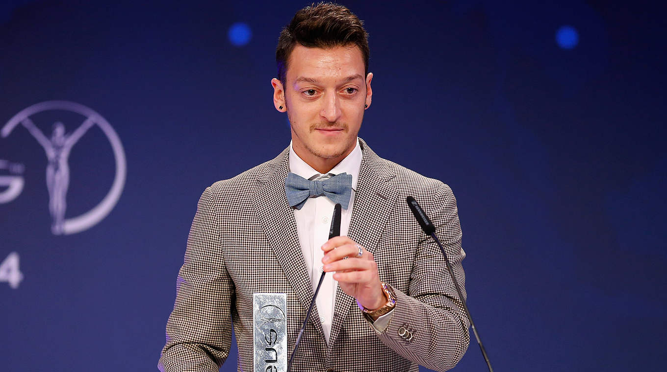 Zum Laureus-Botschafter ernannt: Weltmeister Mesut Özil © 2014 Getty Images