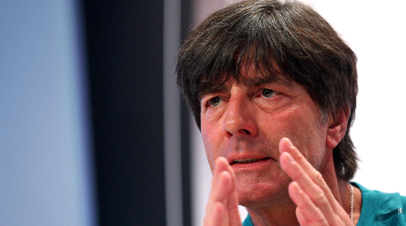 Löw: "I don't feel any pressure, I just look forward to the occasion" © 2016 Getty Images