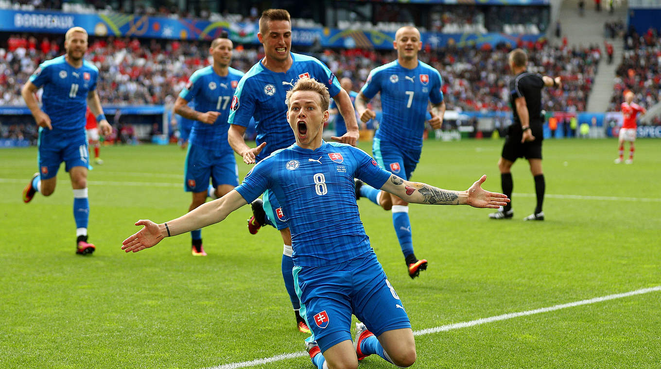 Ließ die Slowakei auf einen Punktgewinn hoffen: Torschütze Ondrej Duda © 2016 Getty Images