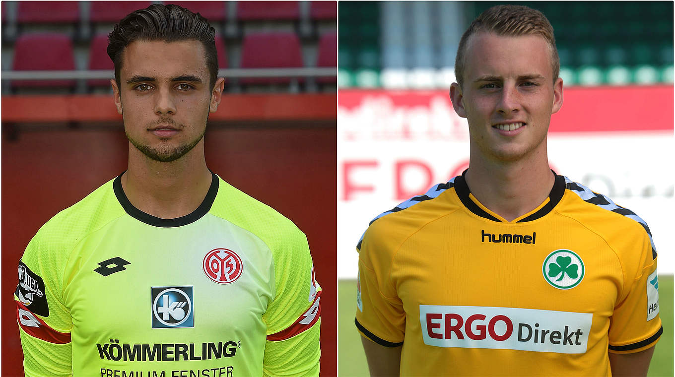 Zugänge beim Zweitligaabsteiger Duisburg: Torhüter Daniel Zeaiter (l.) und Mark Flekken © GettyImages/DFB