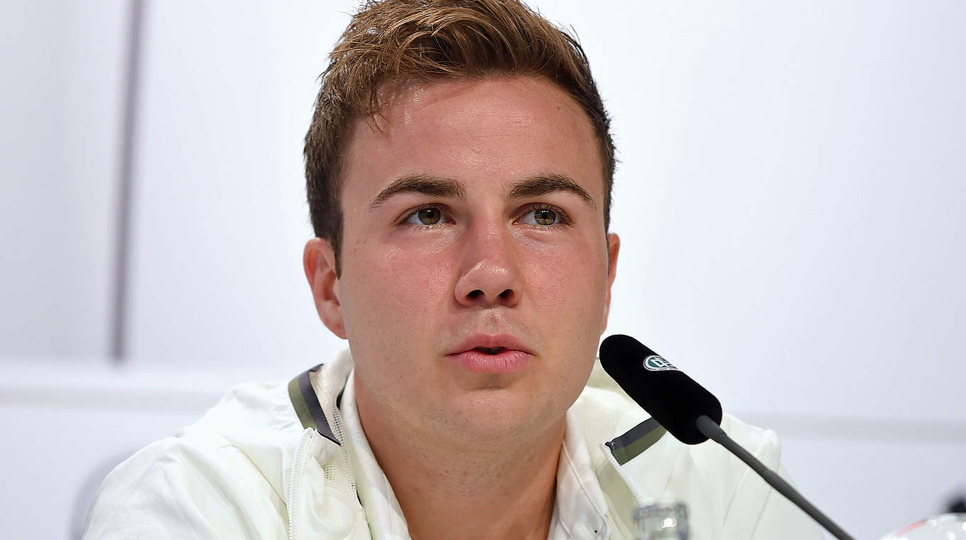 Götze: "We will try to stay flexible during the game" © GES/Markus Gilliar