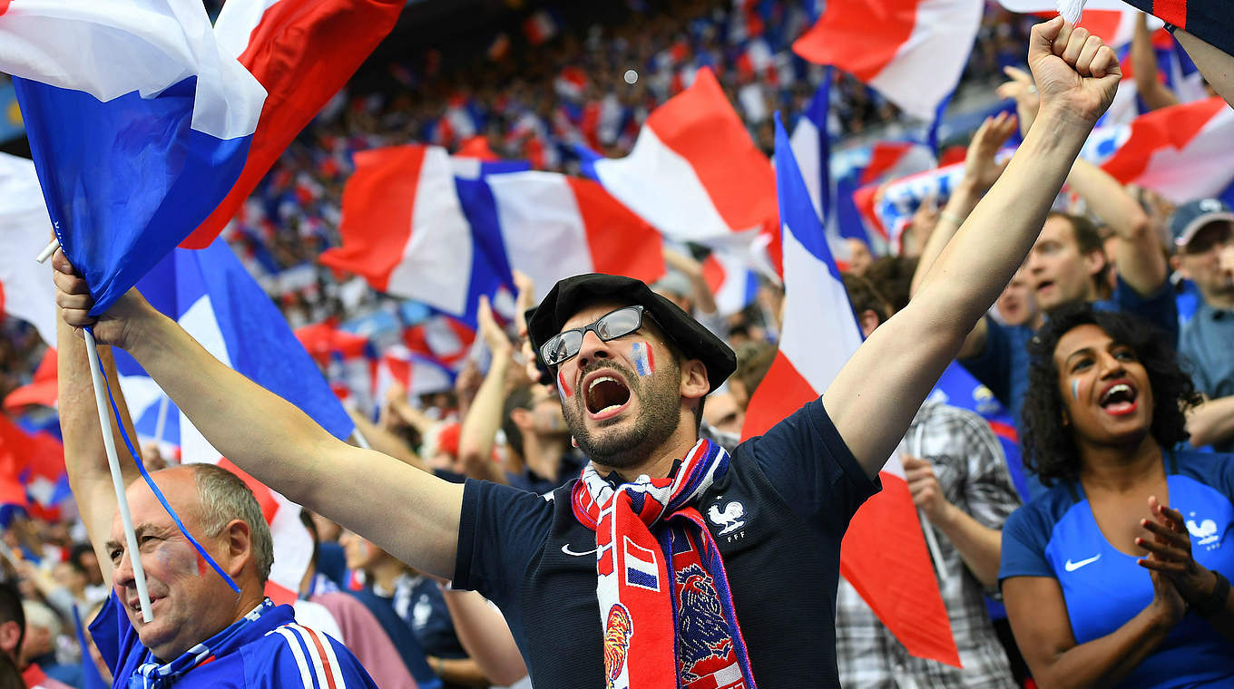 Heimvorteil für Frankreichs Fans. © Getty Images
