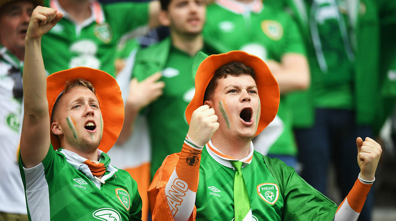 Irlands-Fans: Immer gut gelaunt. © Getty Images