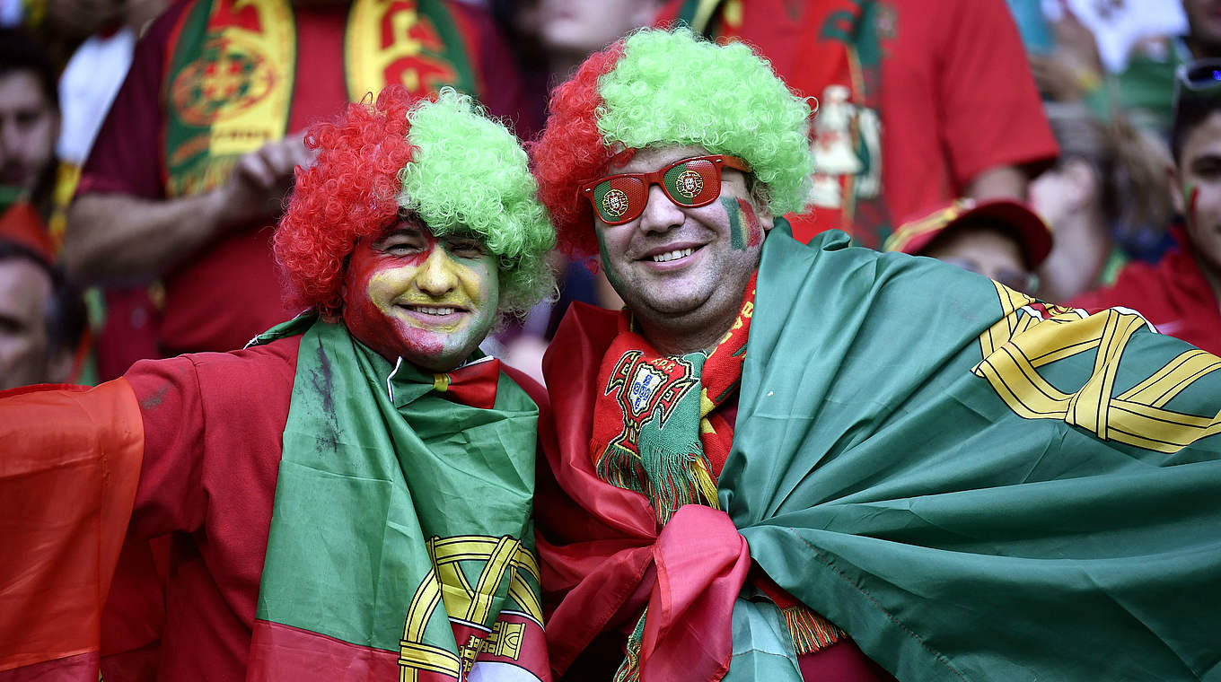 Viele Portugiesen unterstützen ihr Team in Frankreich. © Getty Images