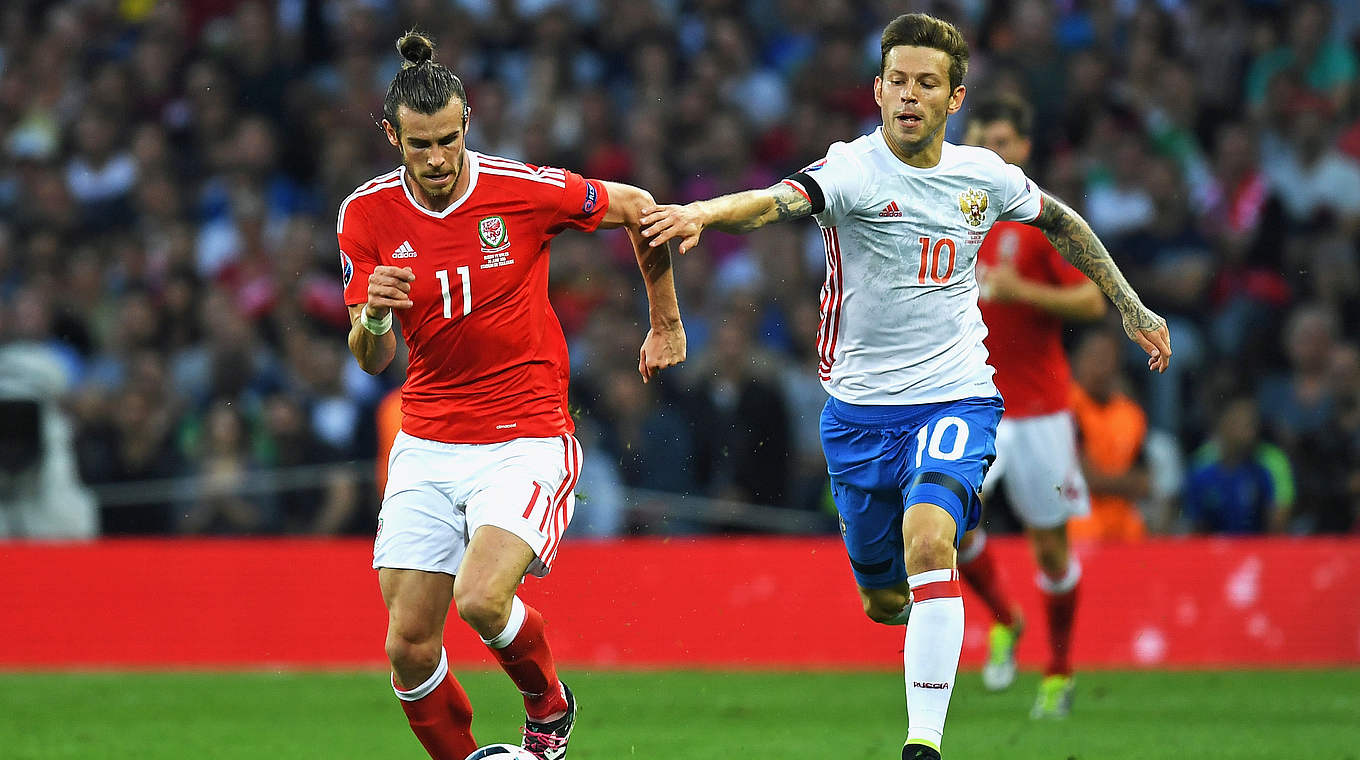 Star of the Welsh national team: Gareth Bale (l.) © 2016 Getty Images