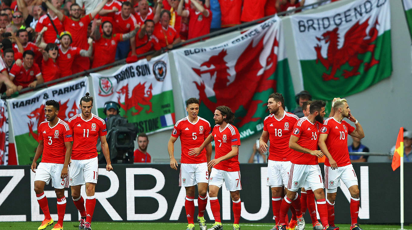 Achtelfinale gesichert: Wales feiert zweiten Vorrundensieg © 2016 Getty Images