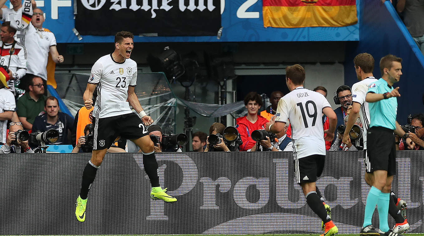 Goalscorer Mario Gomez: "This was a resounding victory"  © 2016 Ian MacNicol