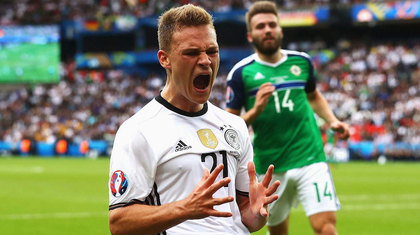 Löw on EURO debutant Kimmich: "He did very well on the big stage" © 2016 Getty Images