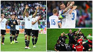 Germany look set to face Slovakia in the last 16, but it could yet be Albania © AFP/Getty Images/DFB