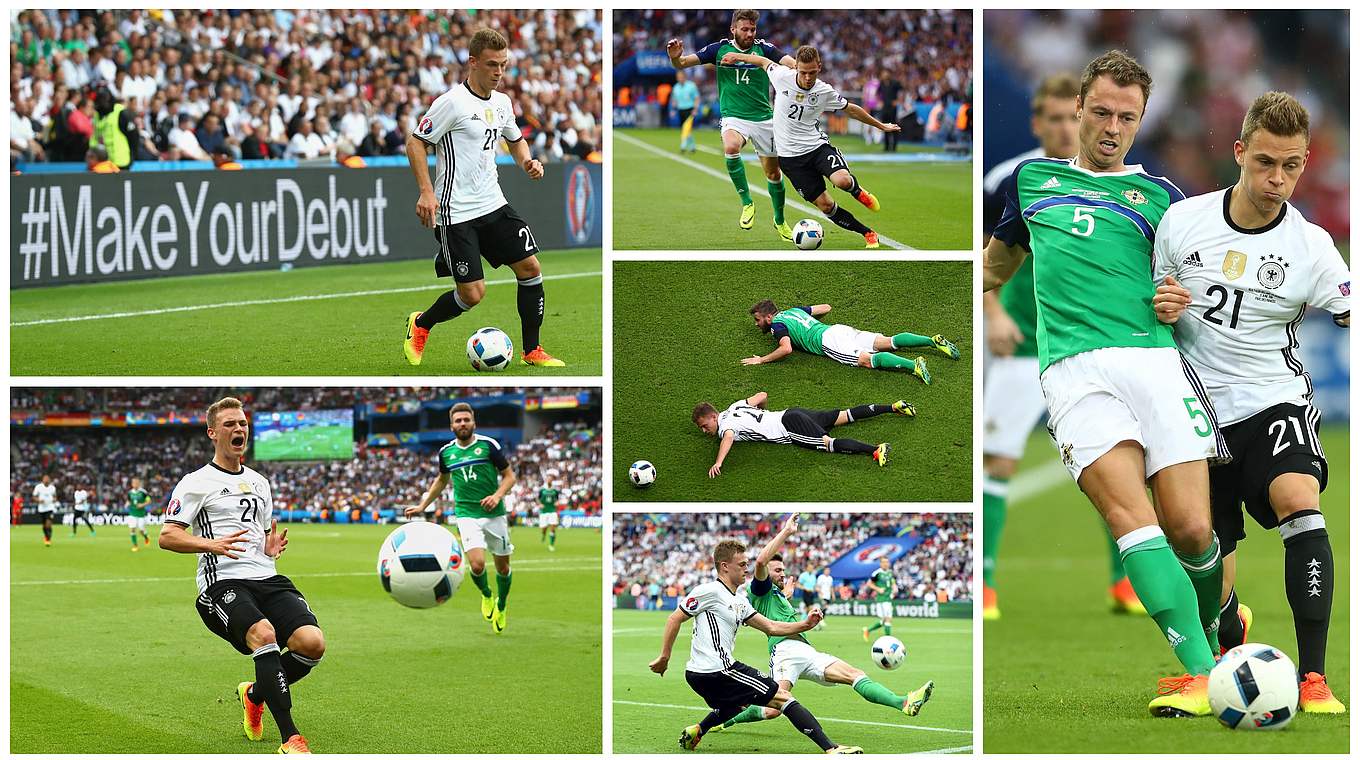 Joshua Kimmich stood out in his EUROs debut against Northern Ireland © AFP/Getty Images/DFB