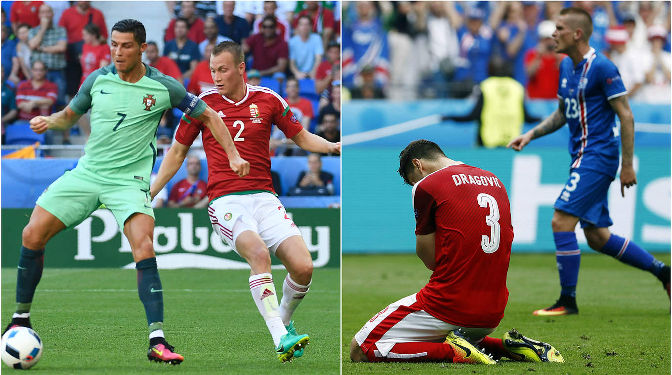 Elation for Hungary, Iceland and Portugal, disappointment for Austria © 
