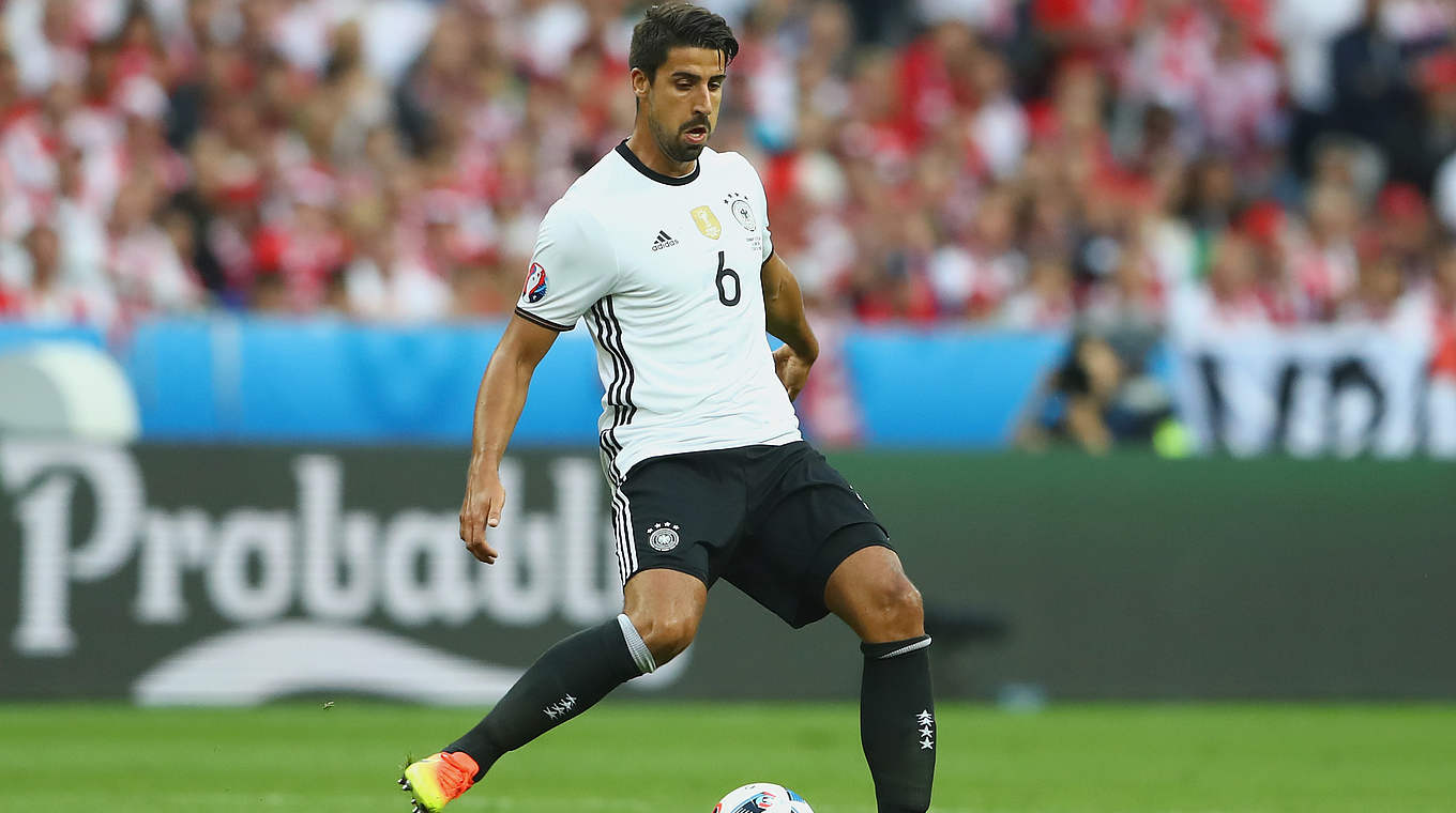 Gab die die meisten Torschüsse für das DFB-Team ab: Sami Khedira © 2016 Getty Images