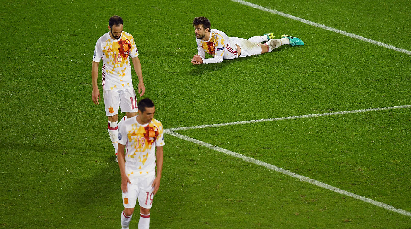 Die erste EM-Niederlage seit 2004: Spanien verliert gegen Kroatien © 2016 Getty Images