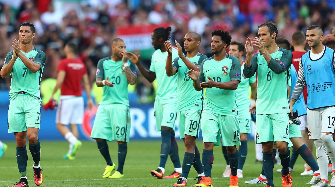 Im Achtelfinale ohne Sieg: Portugal spielt in allen drei Gruppenspielen remis © 2016 Getty Images