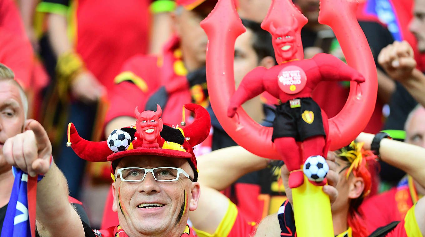 Teuflisch gut, dieser belgische Fan. © Getty Images