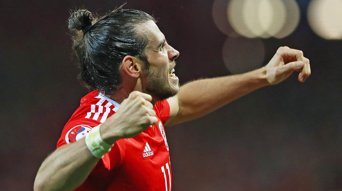 Traf als Erster seit 2004 in drei EM-Spielen in Folge: Wales' Gareth Bale © 2016 Getty Images