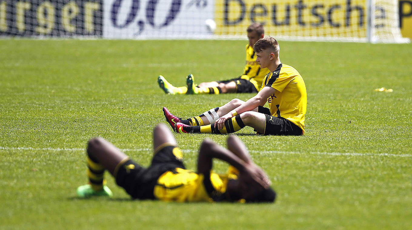Enttäuschung beim BVB: Dortmund verpasst historischen Finalsieg gegen Leverkusen © 2016 Getty Images