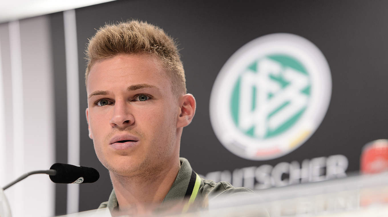 EM-Debütant Kimmich: "Man freut sich, wenn das erste Spiel so positiv verlaufen ist" © GES/Marvin Guengoer