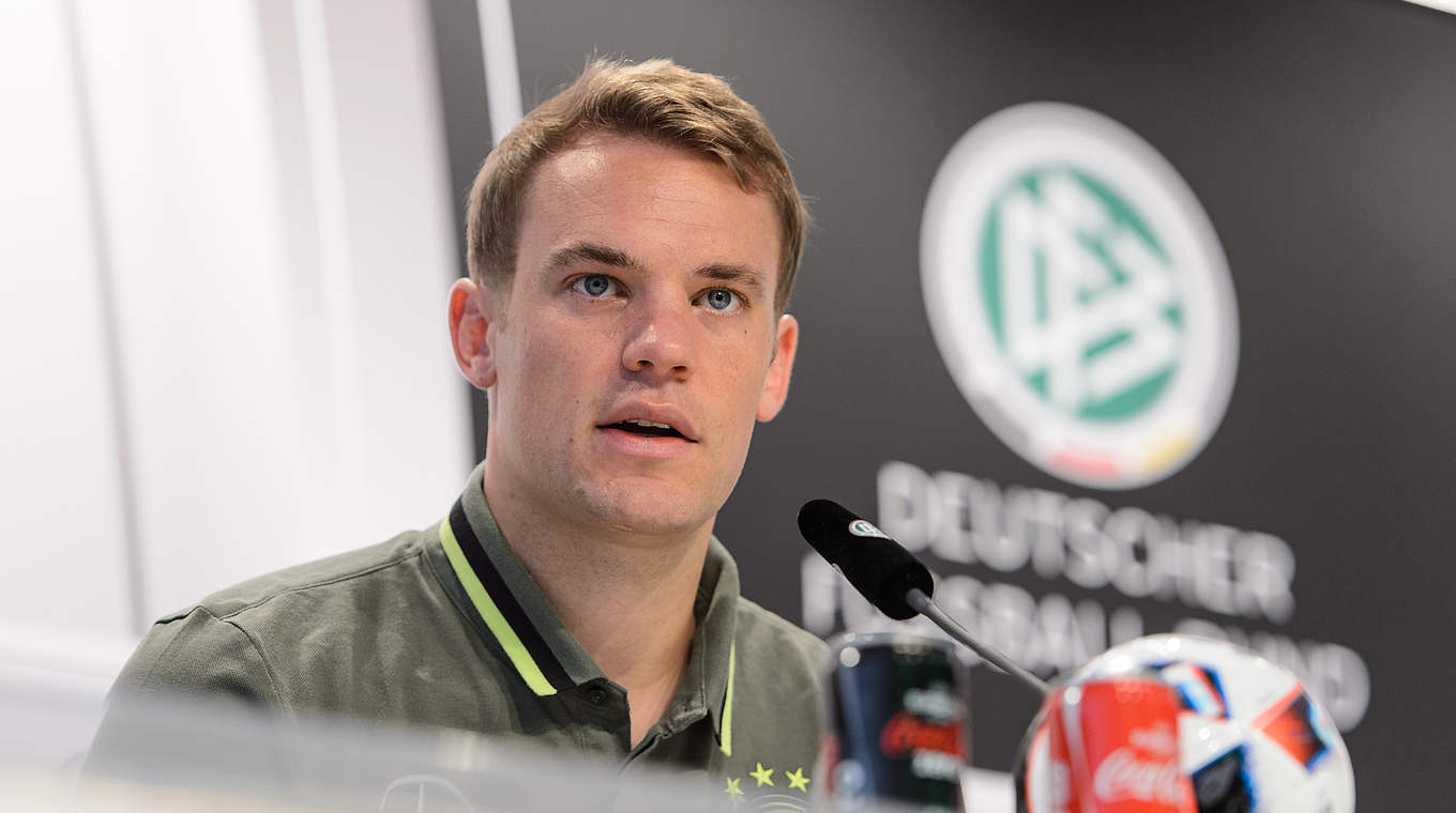 Welttorhüter Manuel Neuer: "Wir sind eine Mannschaft, die immer auf den Punkt da ist" © GES/Marvin Guengoer