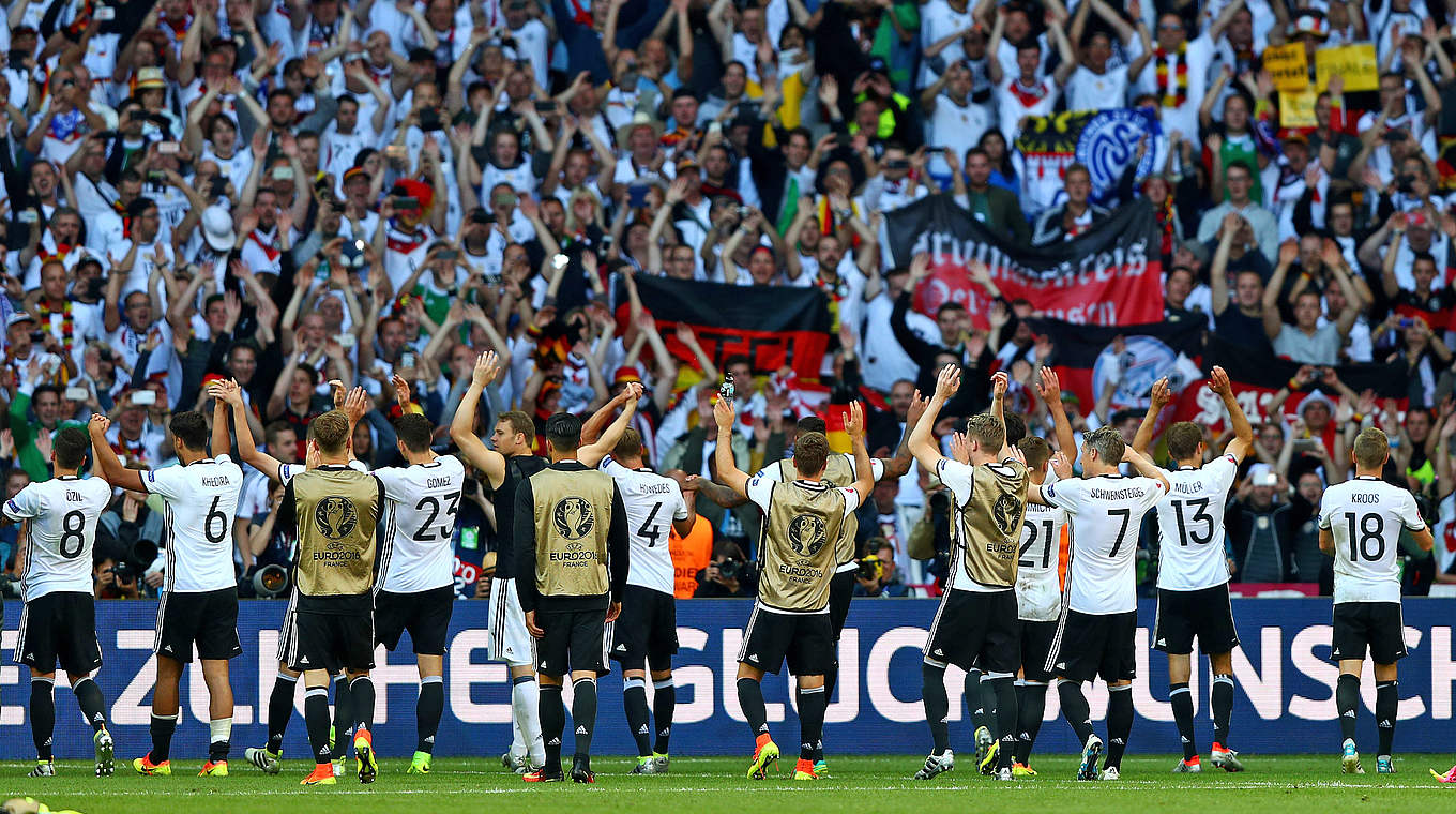 Die Weltmeister bleiben Quotenbringer: 28 Millionen Fans sehen 3:0 gegen Slowakei © 2016 Getty Images