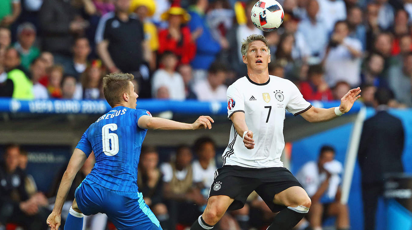 Captain Bastian Schweinsteiger: "I’m pleased with how it’s gone so far" © 2016 Getty Images