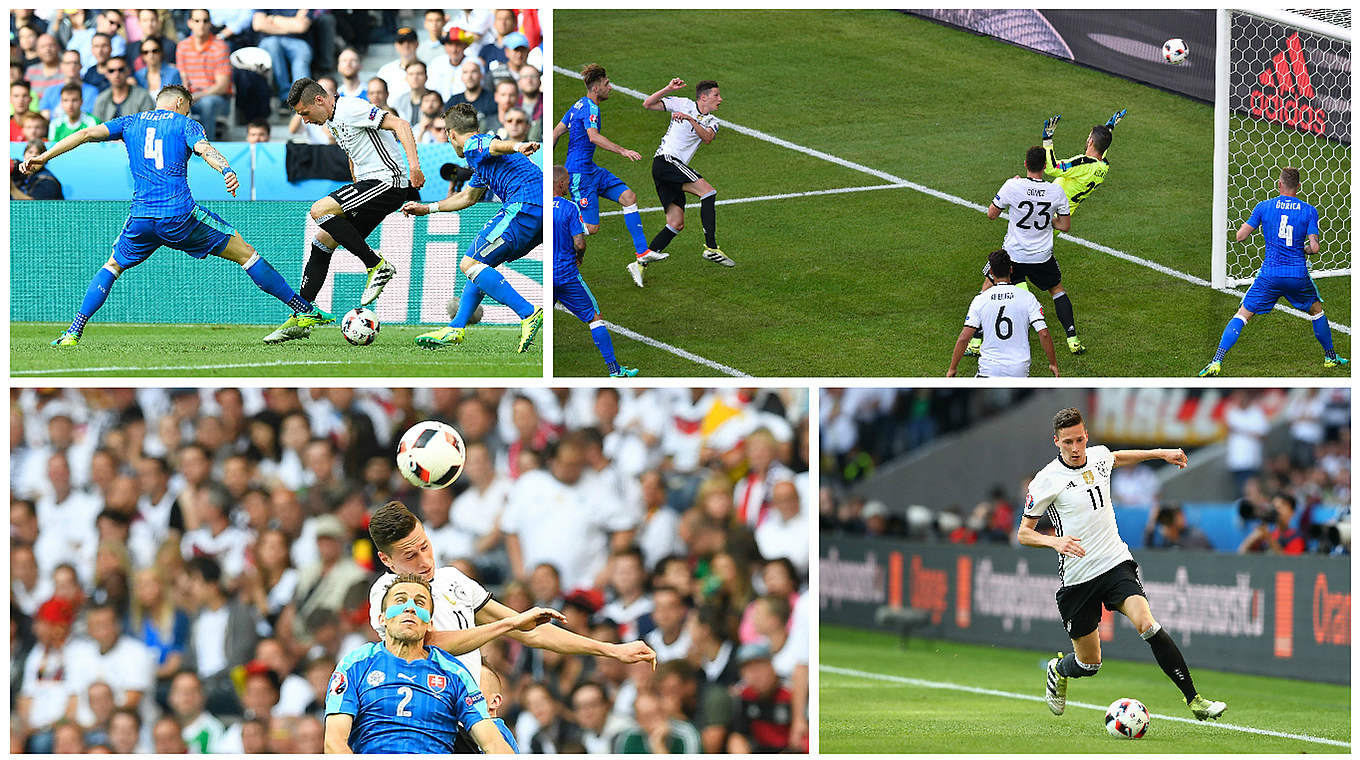 "Julian did well": Draxler dribbled, headed, passed and scored vs. Slovakia  © GettyImages / DFB