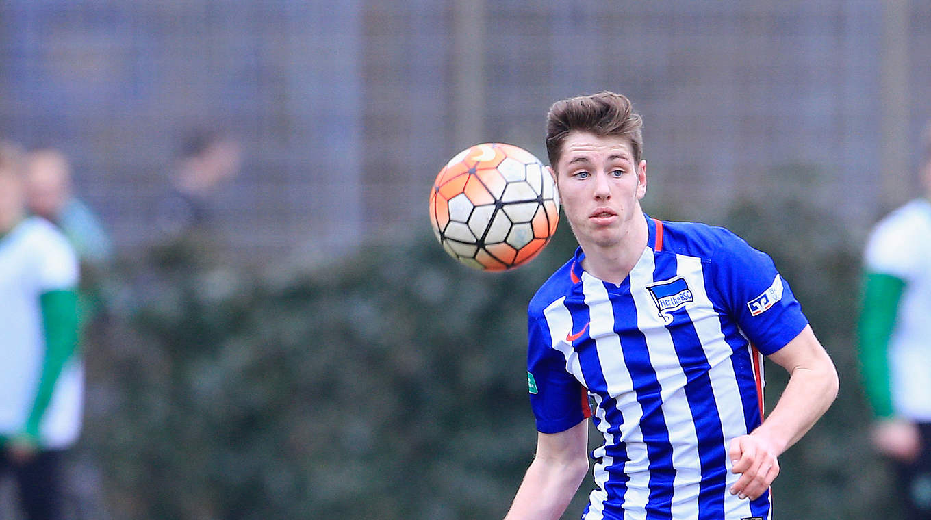 Von der Hertha aus Berlin zum SV Werder II: Leon Jensen © 2016 Getty Images