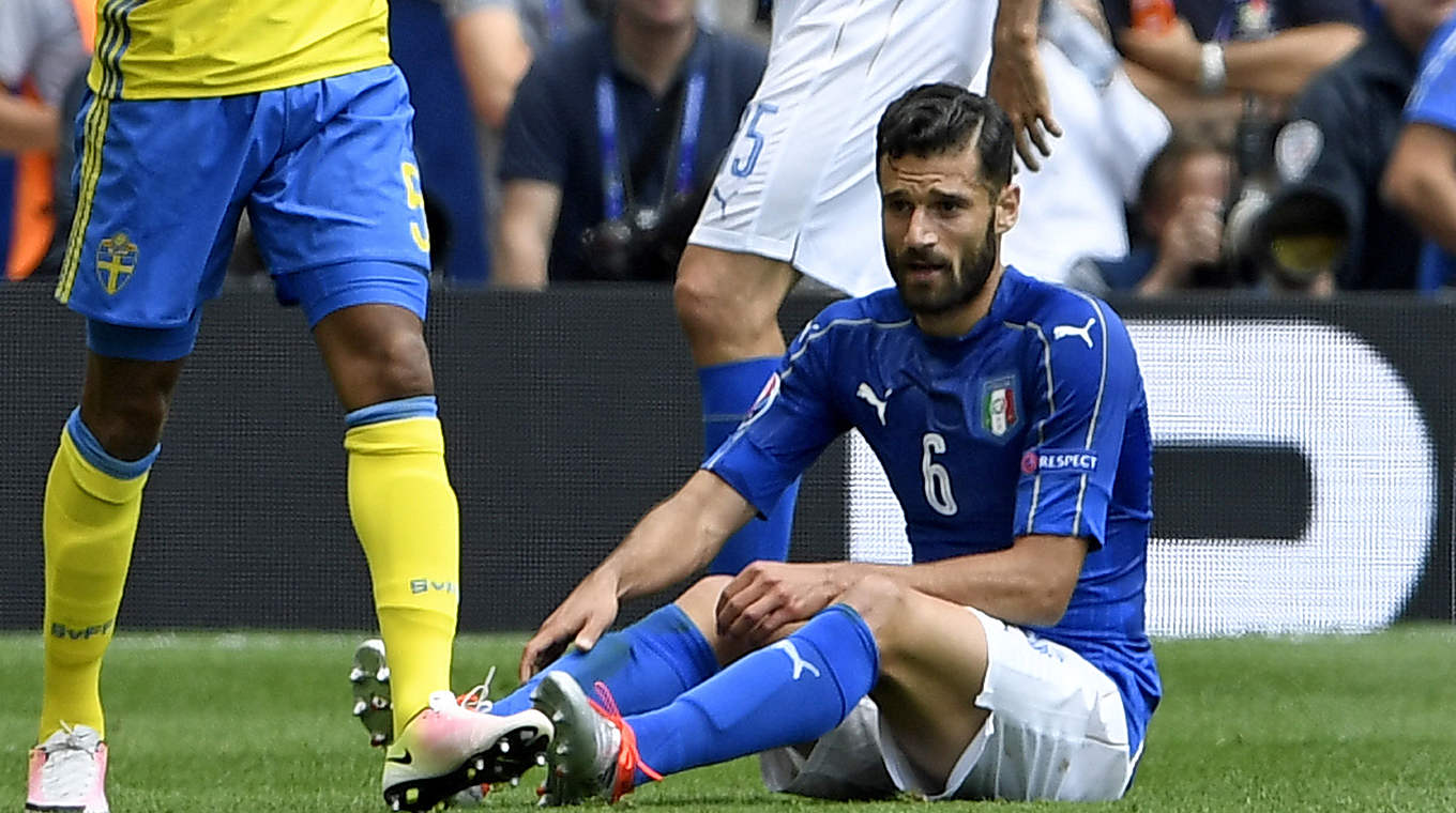 Candreva will definitely miss the quarterfinal against Germany through injury © This content is subject to copyright.