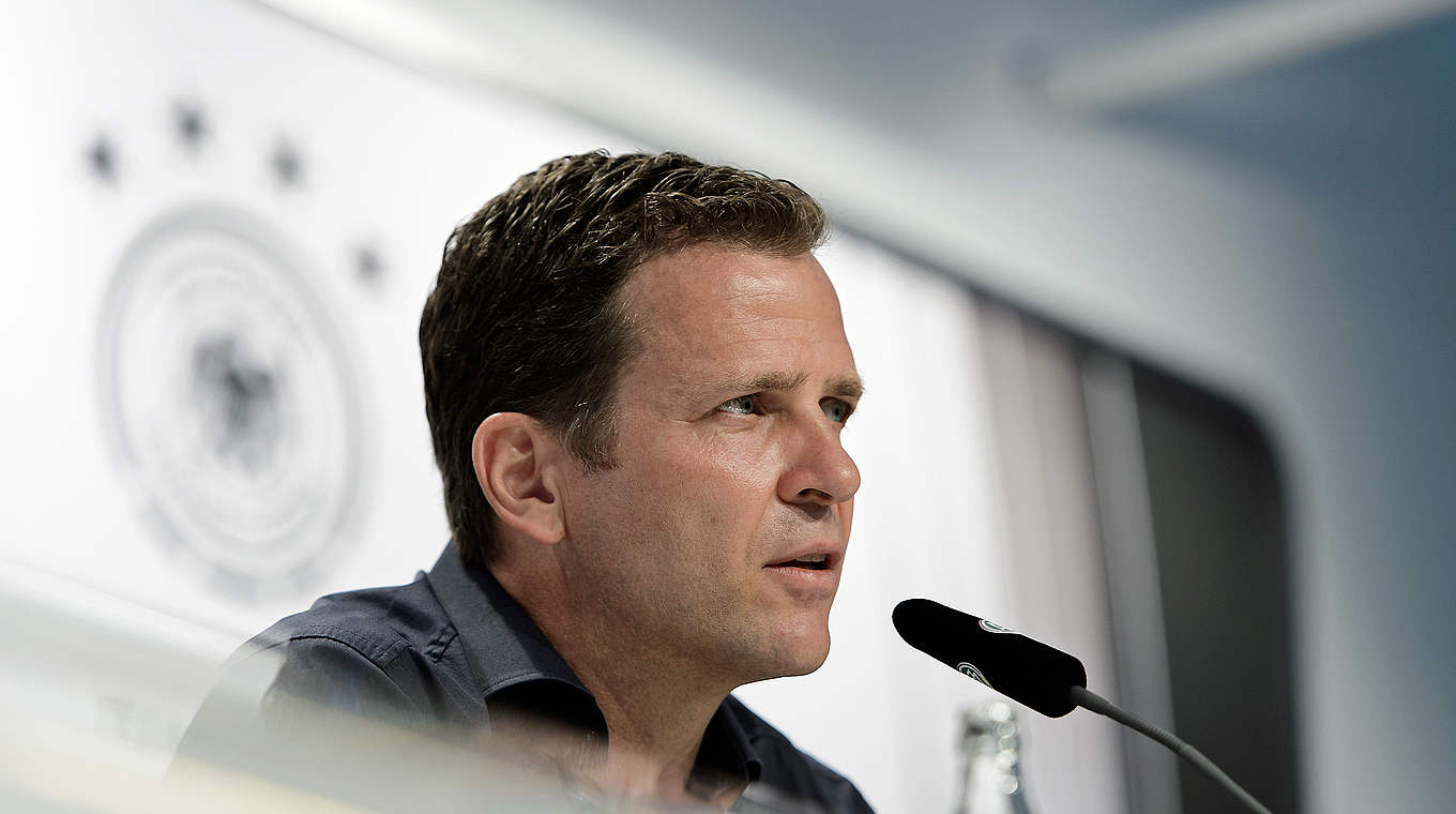 Teammanager Bierhoff: "Für den Erfolg der Mannschaft ist jeder bereit zurückzustecken" © GES/Marvin Guengoer