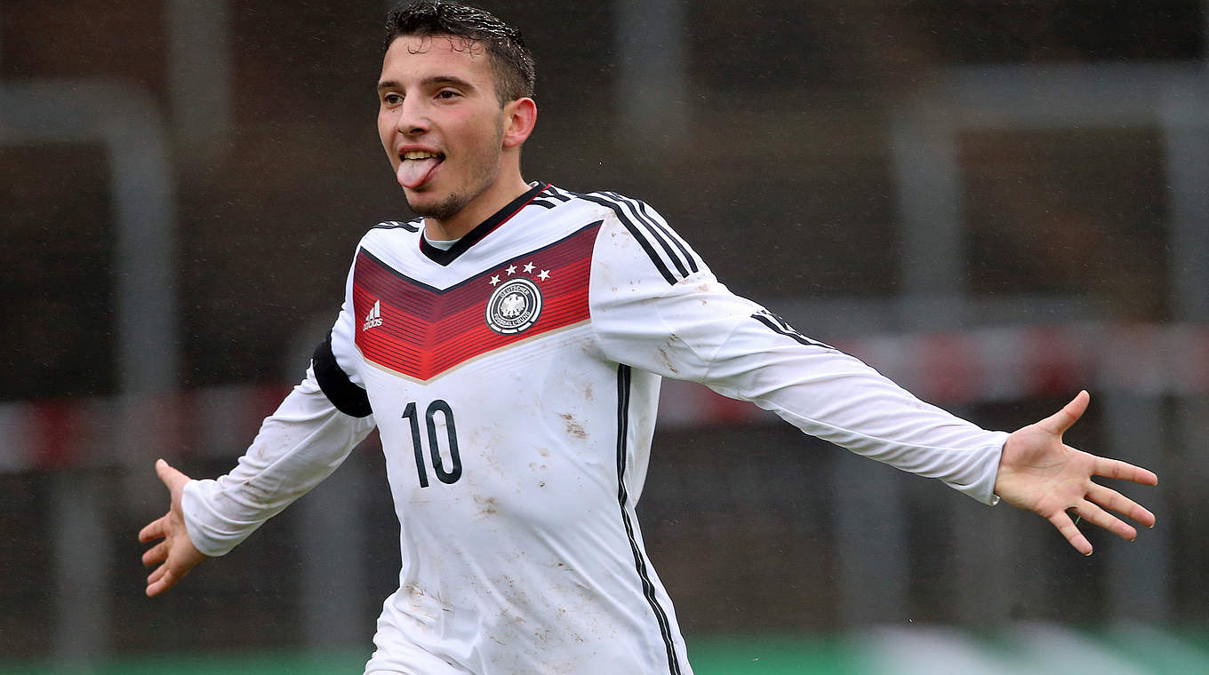 Spielt in der kommenden Saison für Fortuna Düsseldorf: U 19-Nationalspieler Ferati © 2015 Getty Images