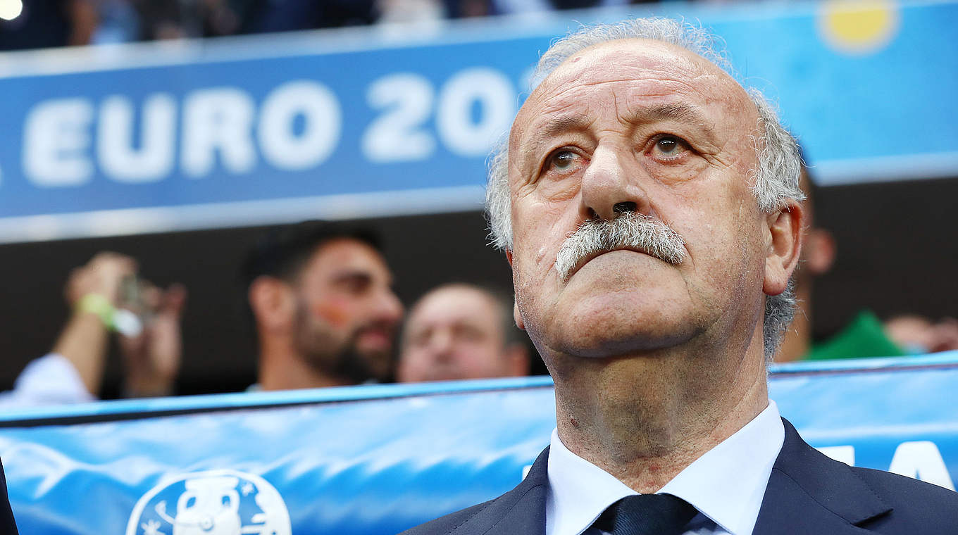 Nach dem EM-Aus der Rücktritt: Vicente del Bosque bleibt nicht Spaniens Nationaltrainer © 2016 Getty Images