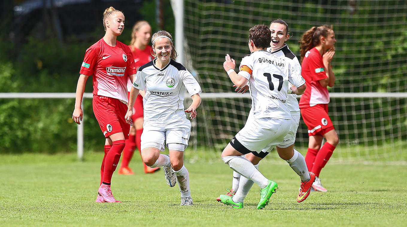 Weg Richtung Finale bereitet: Der FSV Gütersloh gewinnt 2:0 gegen Freiburg © Getty Images